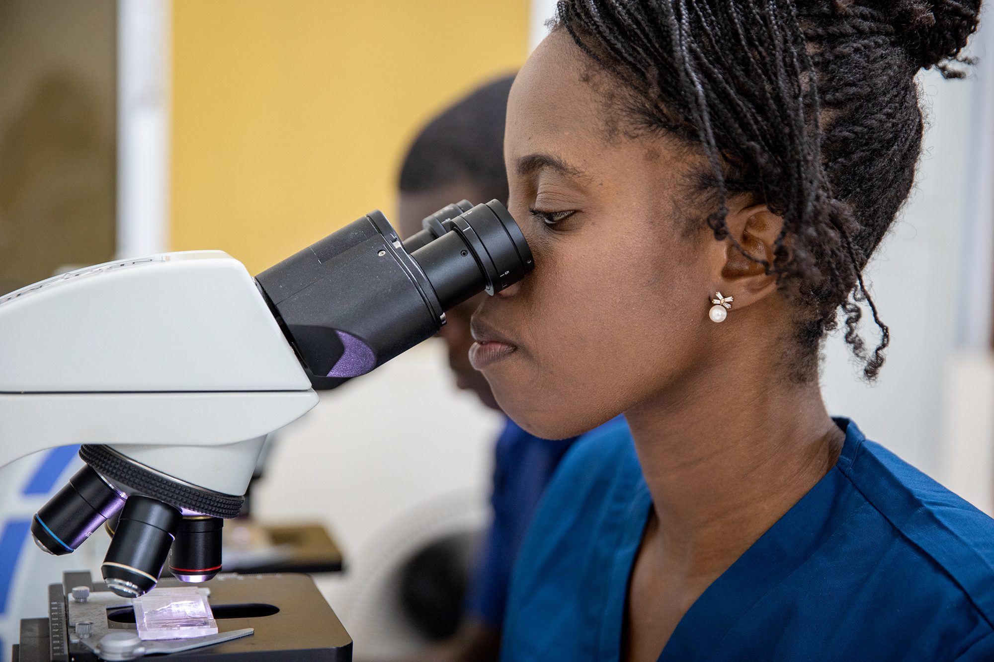 Workers at the RADA Bodles Research Station in Jamaica.