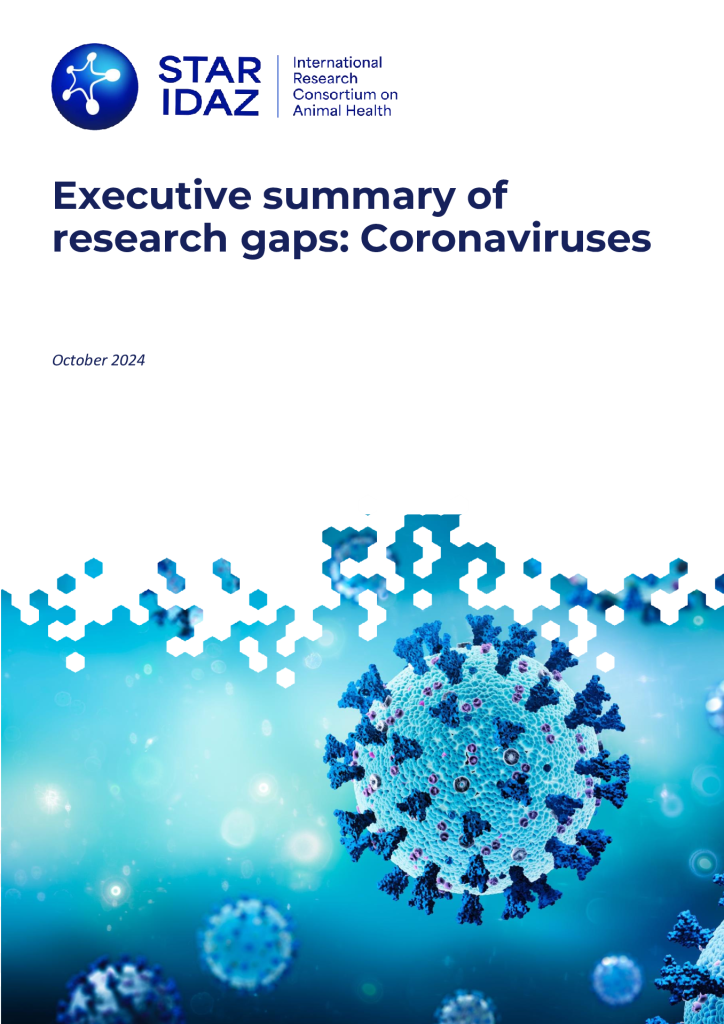 Executive summary of research gaps: Coronaviruses